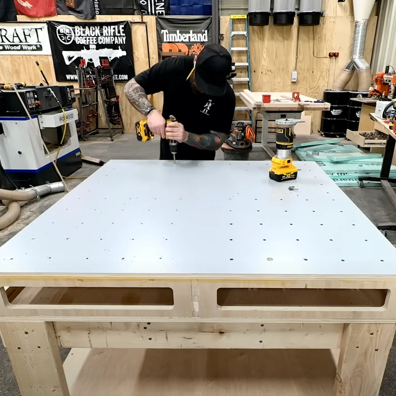 4'x4' Beginner Workbench with Storage Plan - Image 4