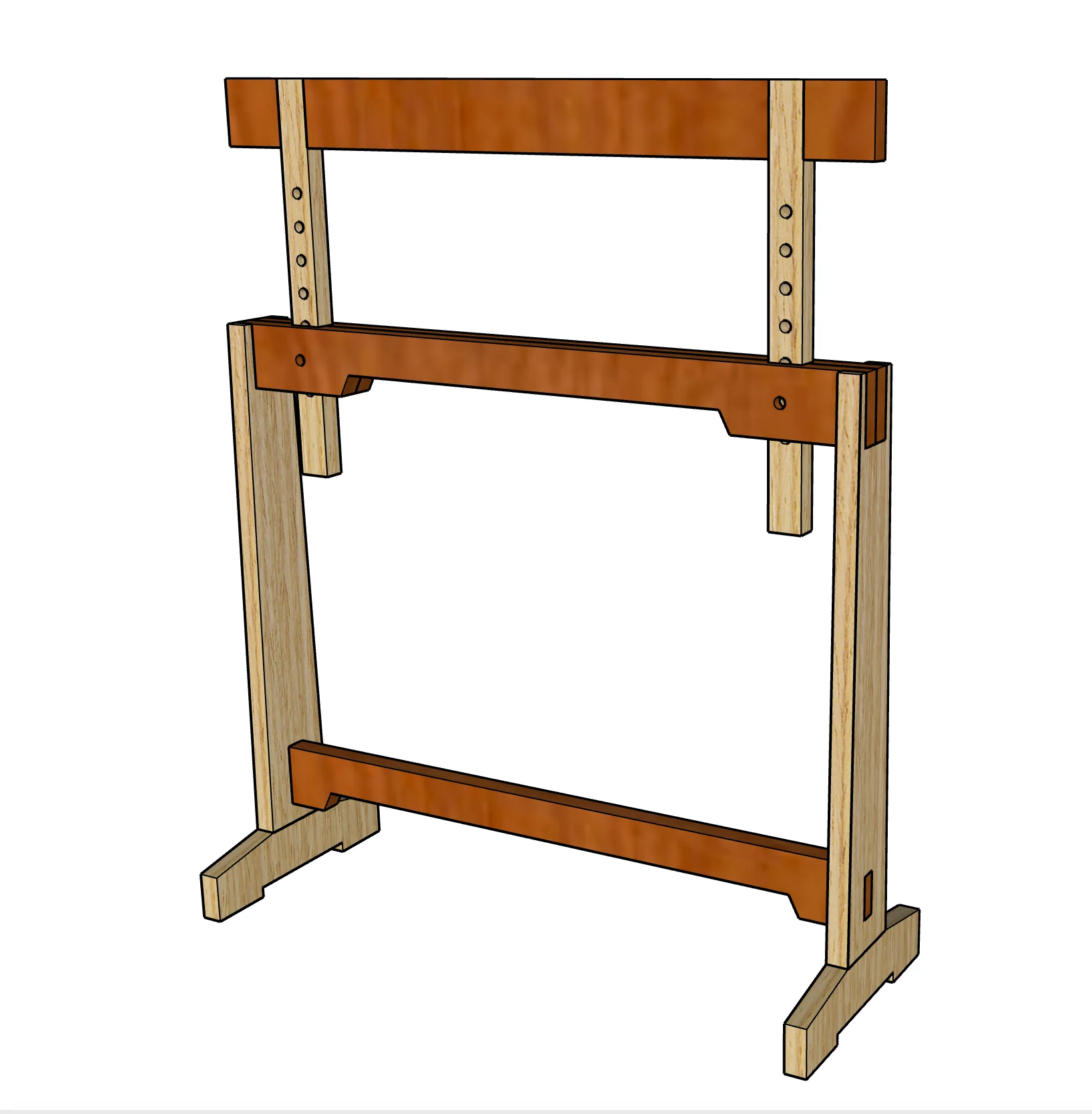 DIY Adjustable Sawhorse Plan - Image 3