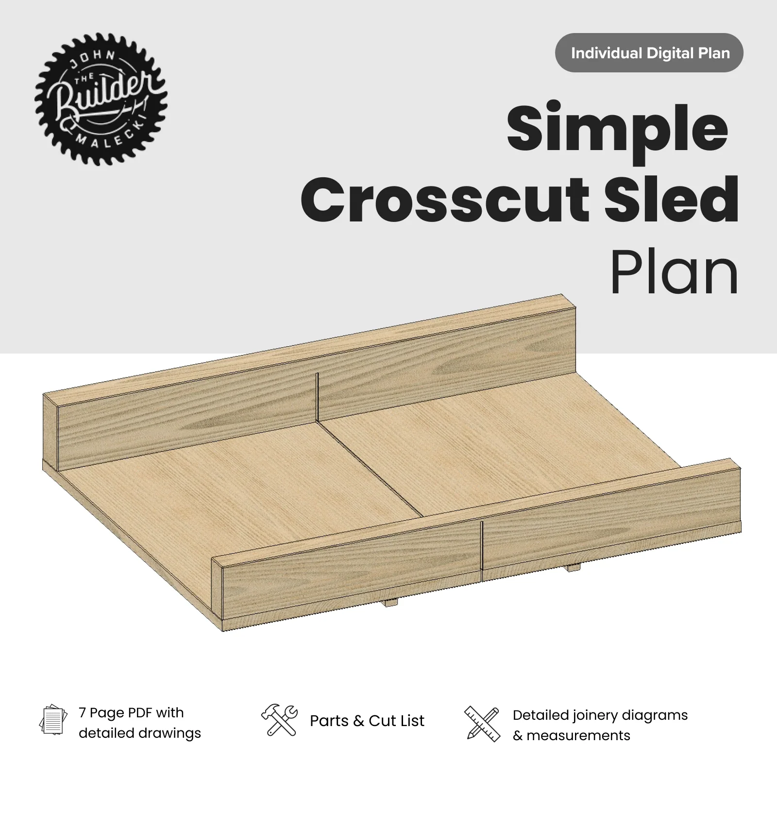 Crosscut Sled Plan Bundle - Image 5