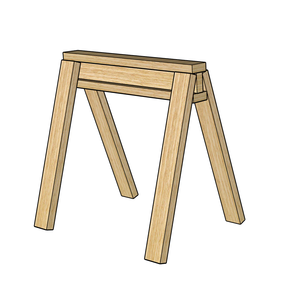 DIY Sawhorse Plan - Image 3