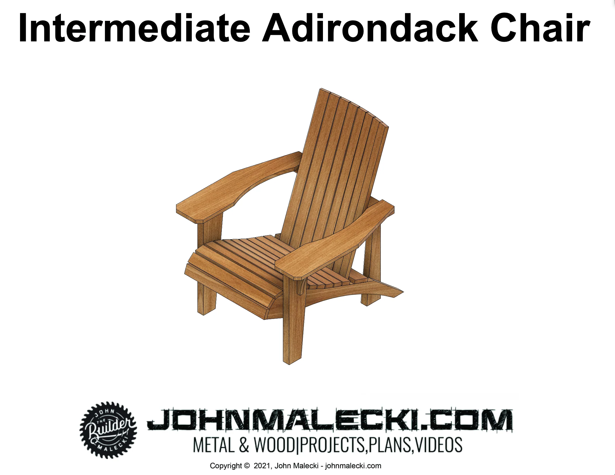 Intermediate DIY Adirondack Chair Plan - Image 3