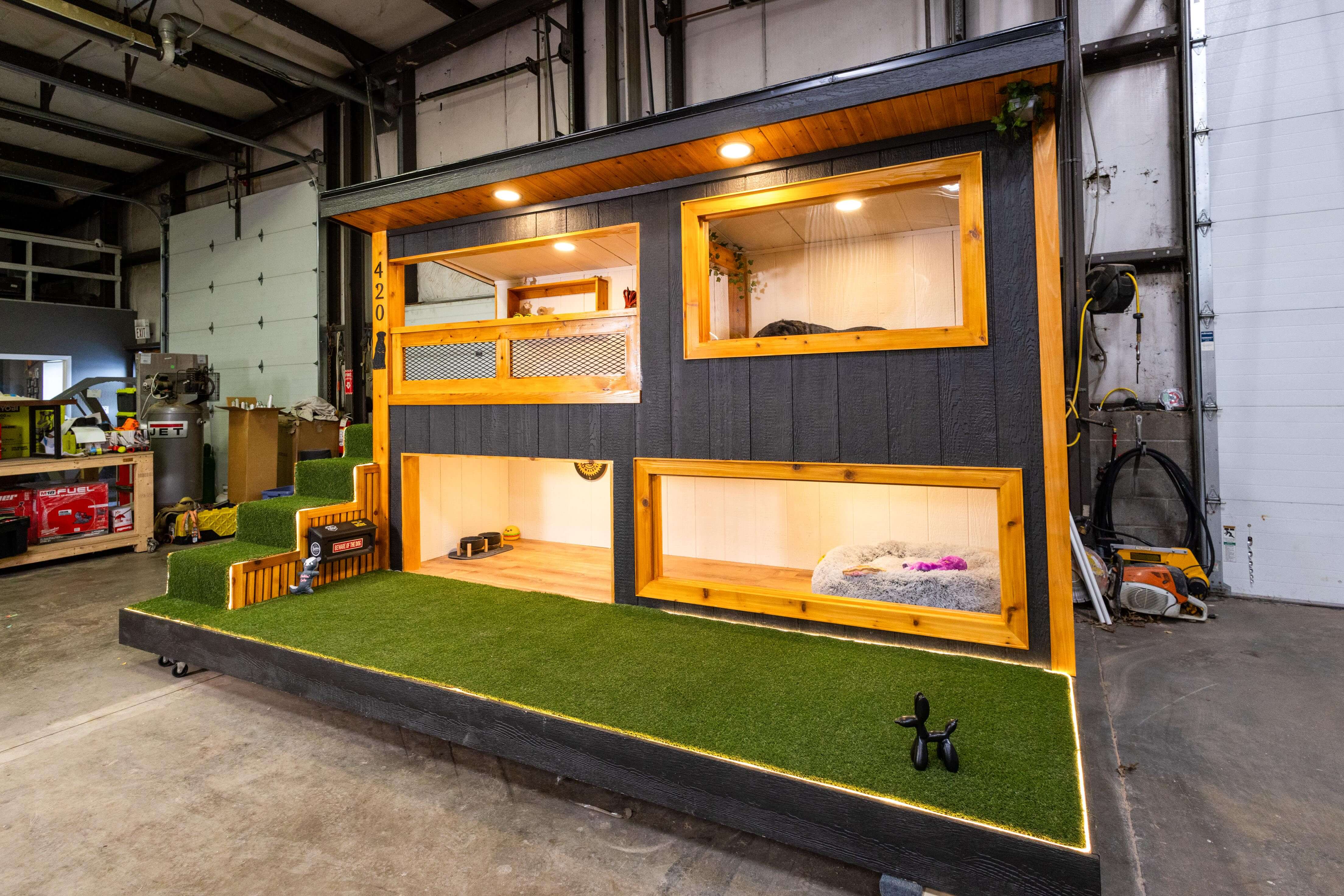 Luxury 2-Story Dog House - Image 2