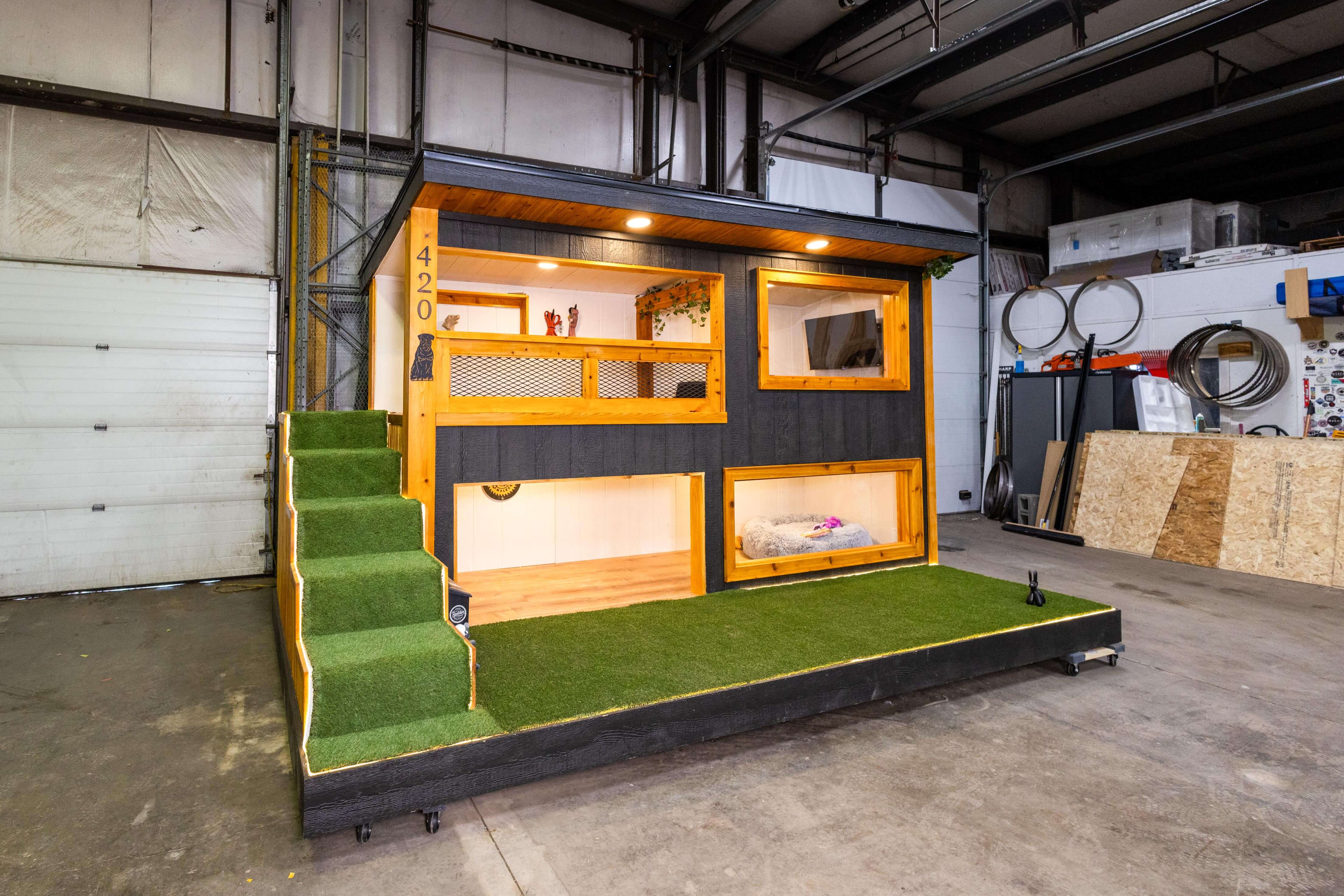 Luxury 2-Story Dog House - Image 3