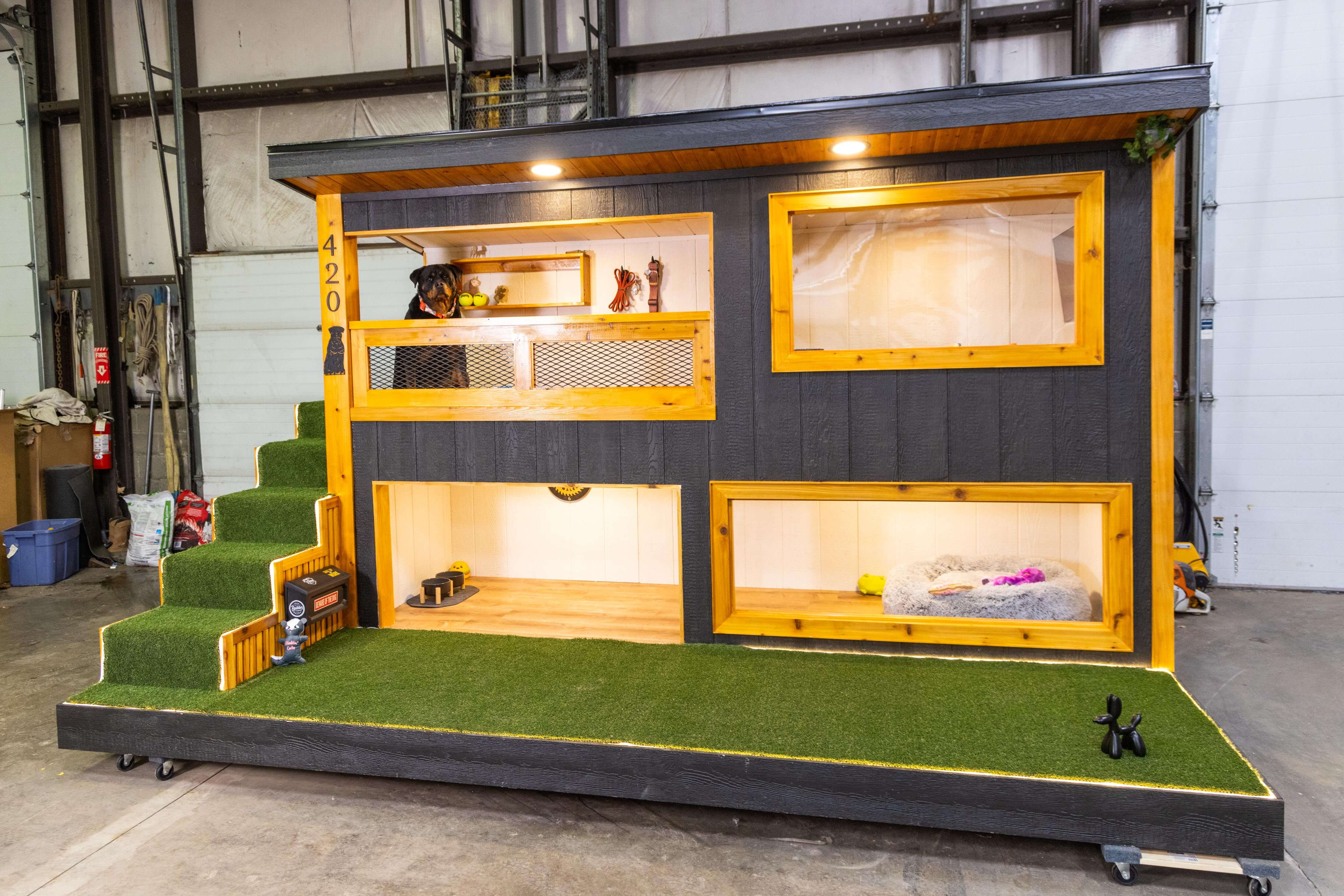 Luxury 2-Story Dog House - Image 5