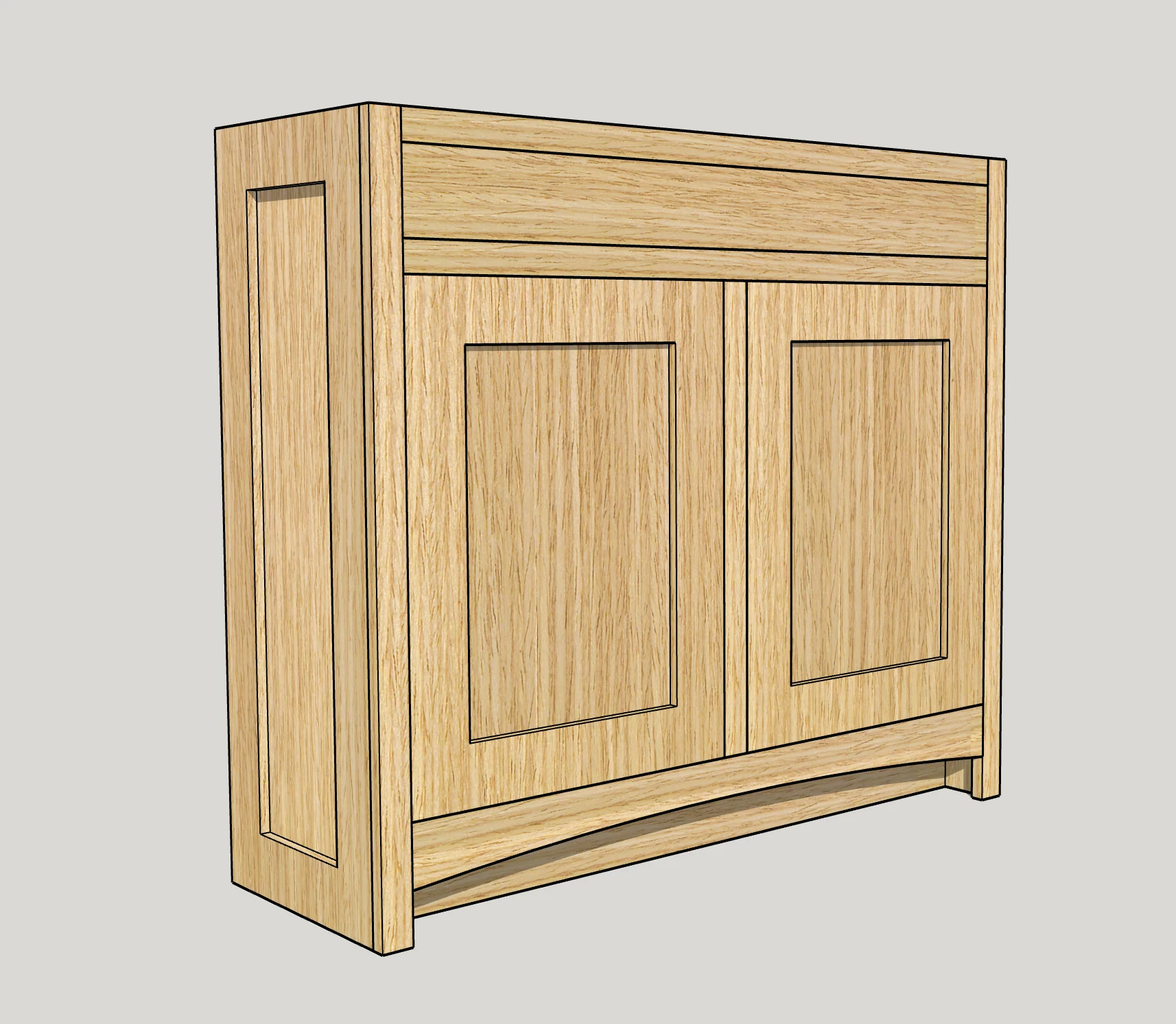 Raised Panel Cabinet Plan - Image 2